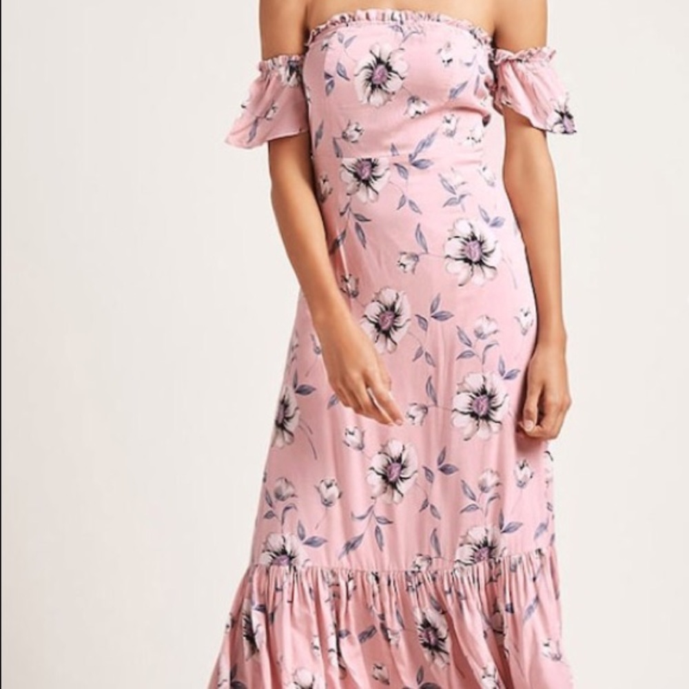 Off the shoulder floral dress