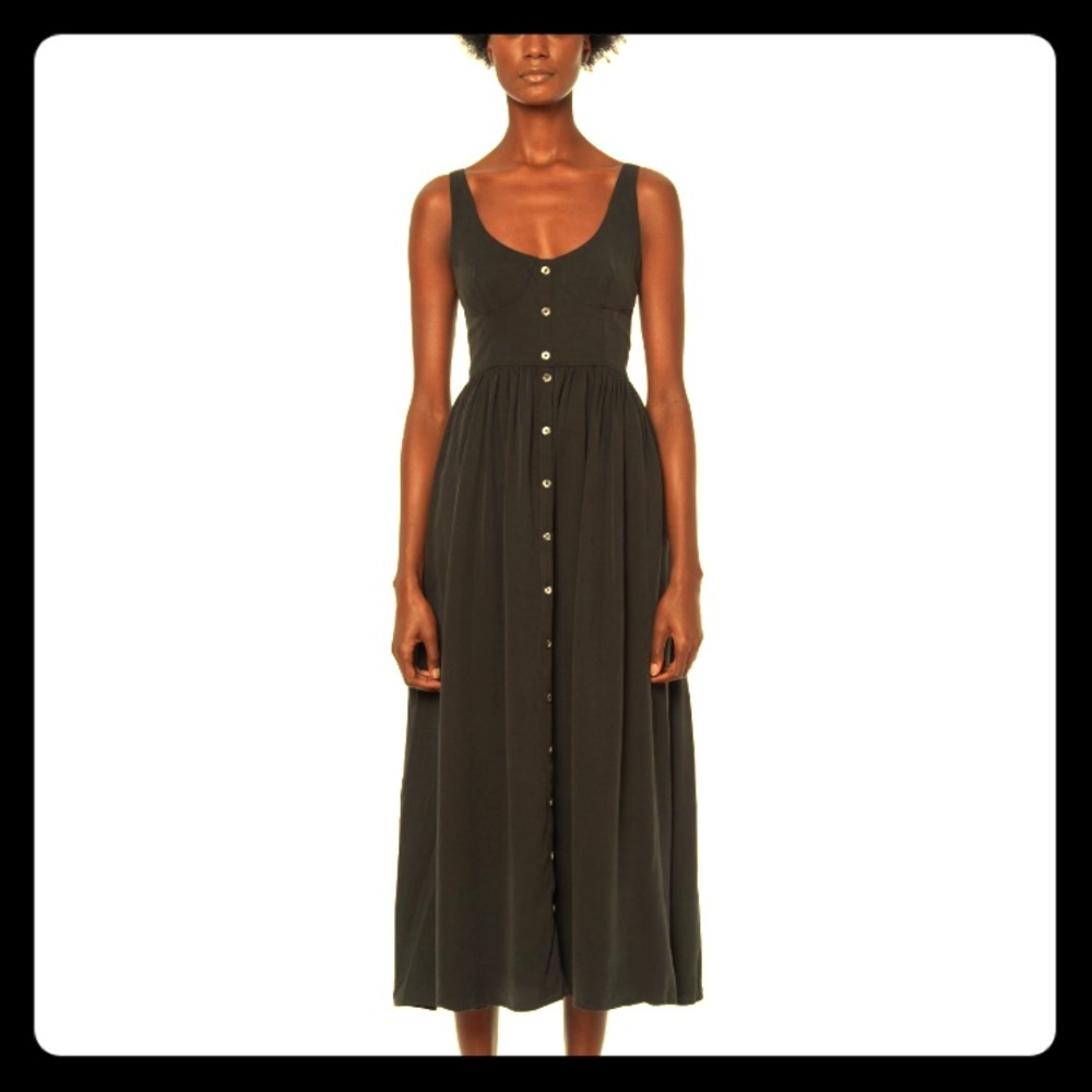Mara Hoffman button front midi NWT