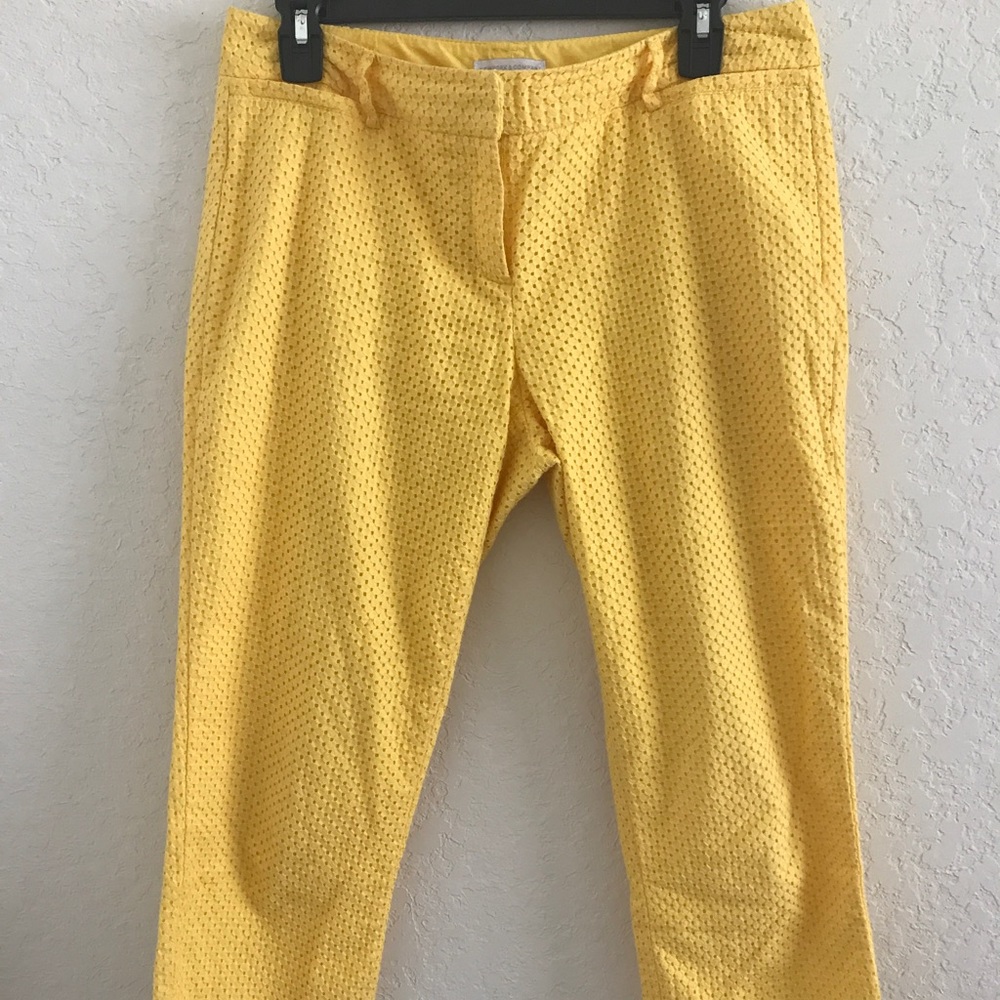 New York & Company yellow capris