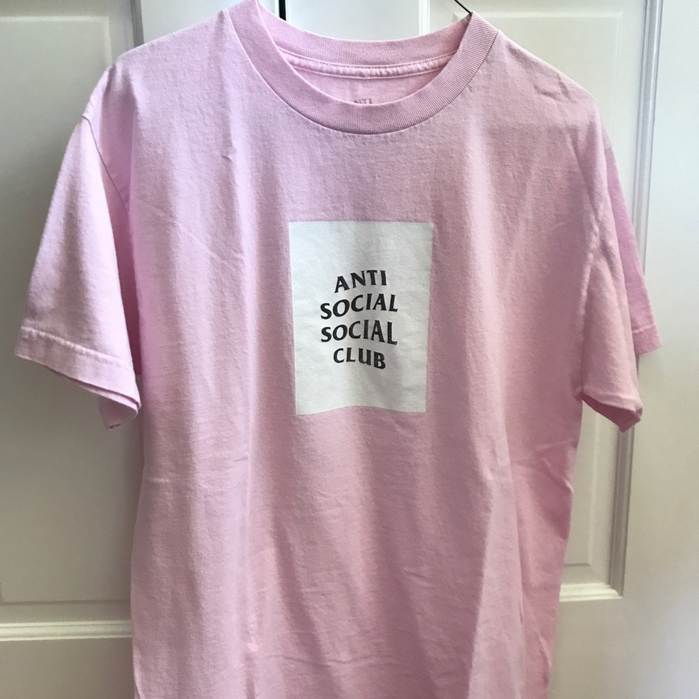 Anti Social Social Club Mind Game Pink Tee