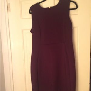Calvin Klein maroon work dress - 12