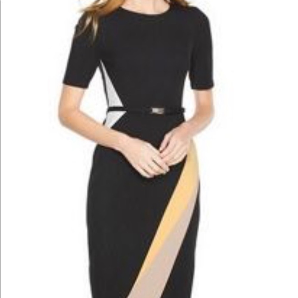Color block dress