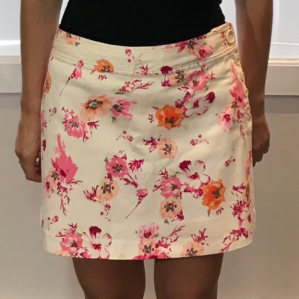 Floral Patterned Skort