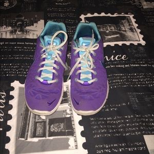 Nike Purple and Blue Shoes