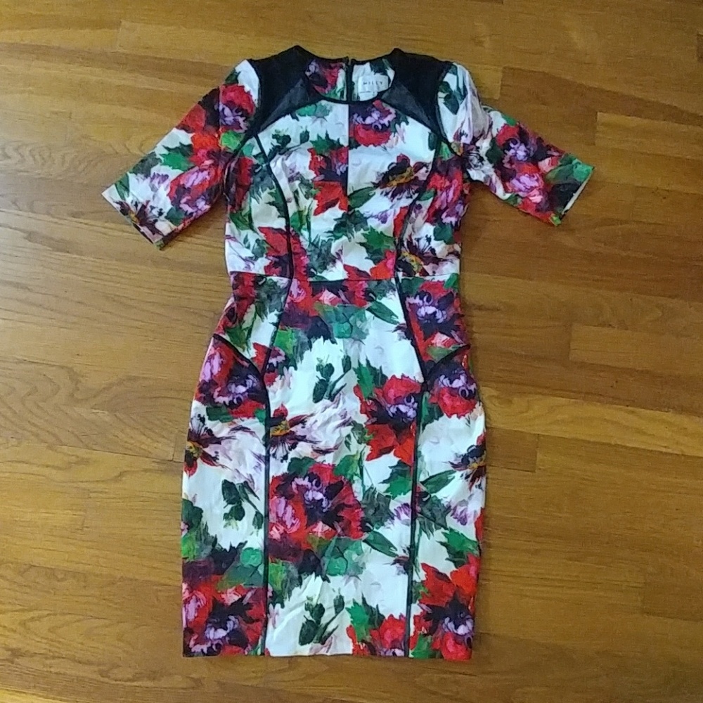 Milly floral dress size 4