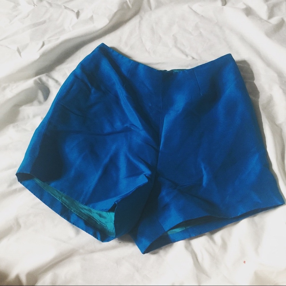 🔥SALE🔥Electric blue high waisted shorts