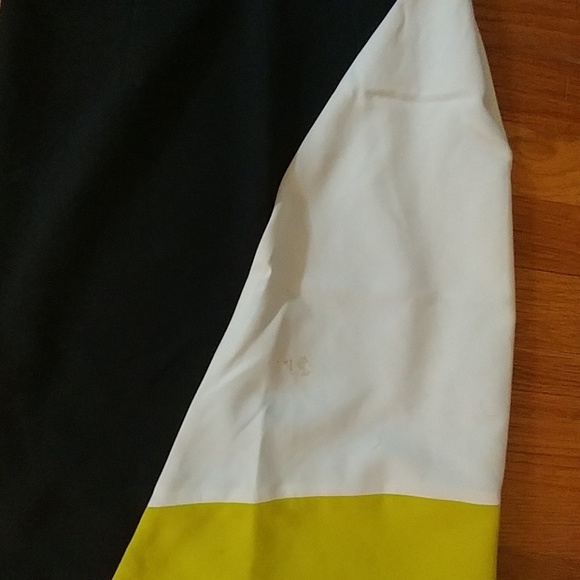 Milly colorblock dress size 2 with small stains - Picture 2 of 4