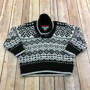 Kitestrings Sweater Boys Cowl Neck Geometric