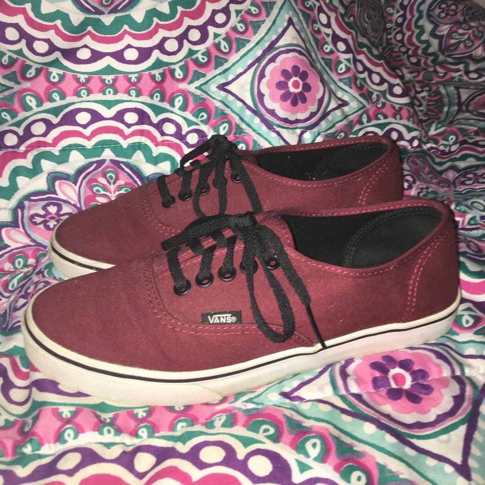 New Maroon Vans