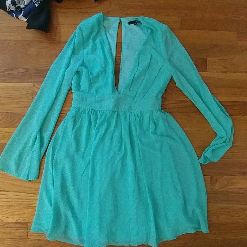Lulu's low cut dress