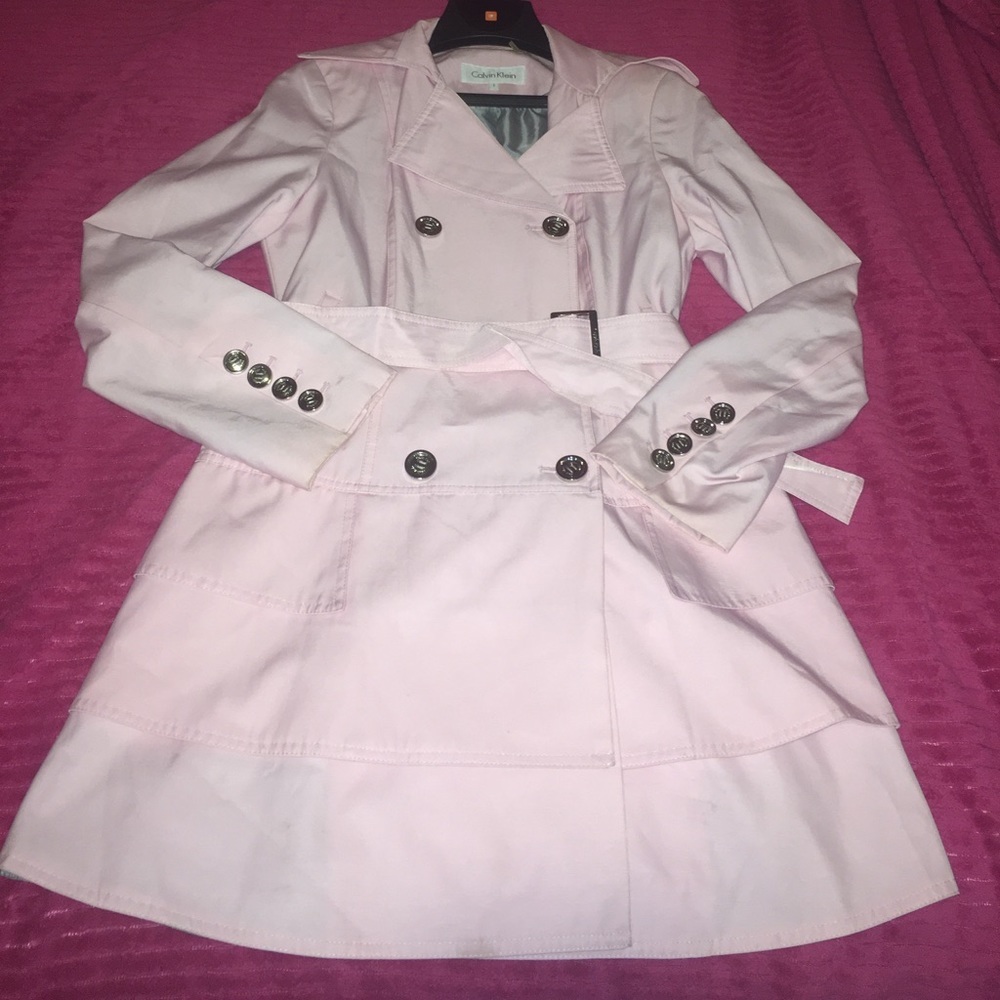 Pre-loved Light Pink Calvin Klein Peacoat