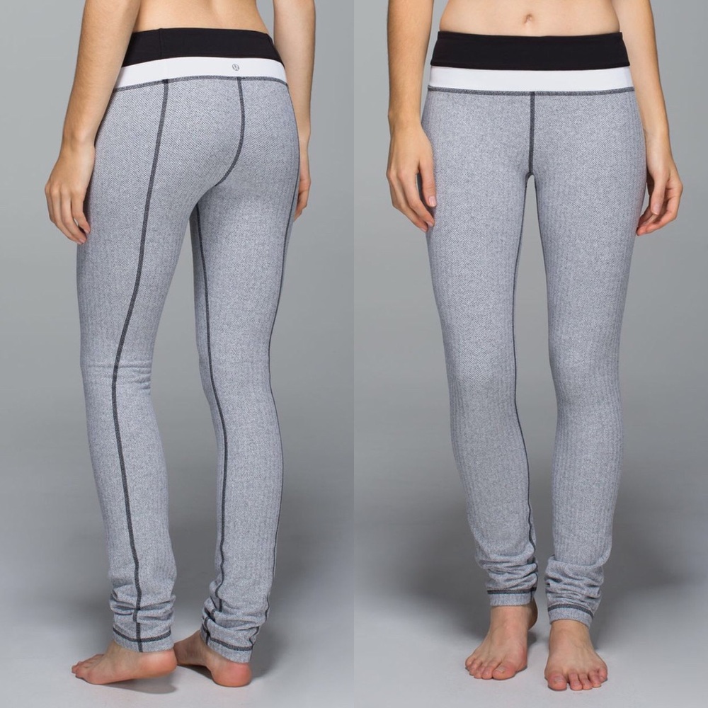 Lululemon Skinny Groove Ghost Herringbone