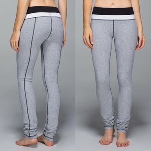 Lululemon Skinny Groove Ghost Herringbone