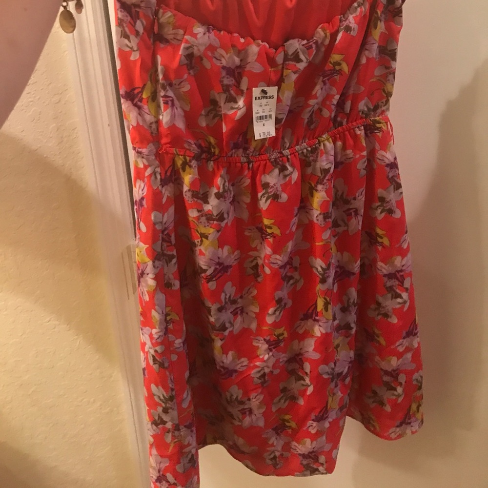 Express Strapless Dress NWT