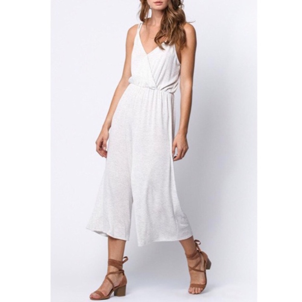 Lazy Sundays Grey wrap jumpsuit
