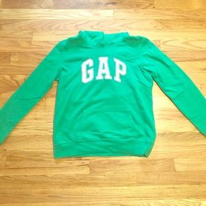 Like New Women's Green Gap Hoodie Sweatshirt