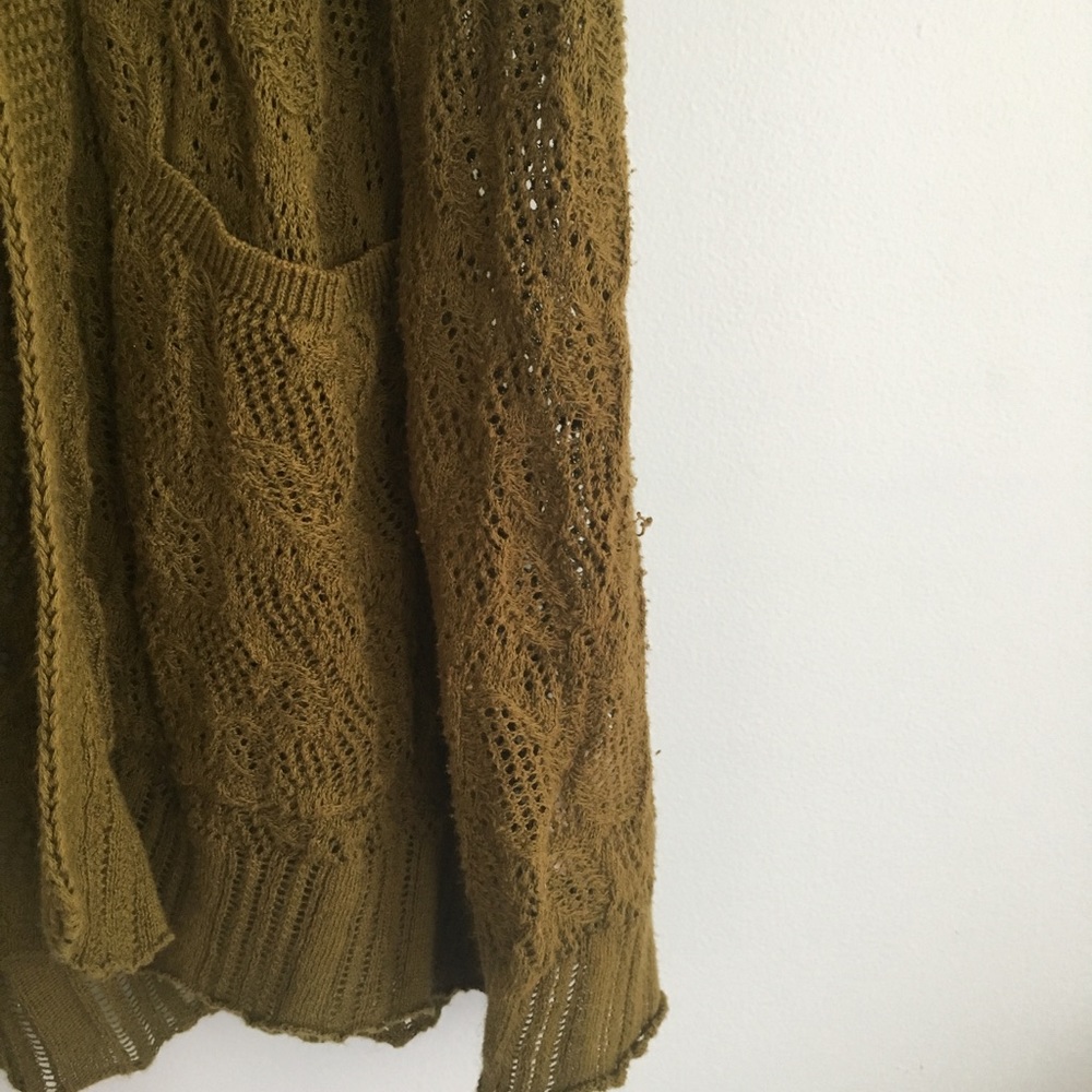 {anthro} pointelle wisp cardigan - Picture 8 of 8
