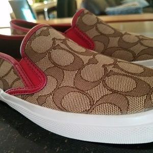 COACH pull on sneakers