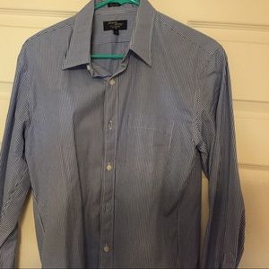 J Crew Thompson Shirtings Dress Shirt Blue