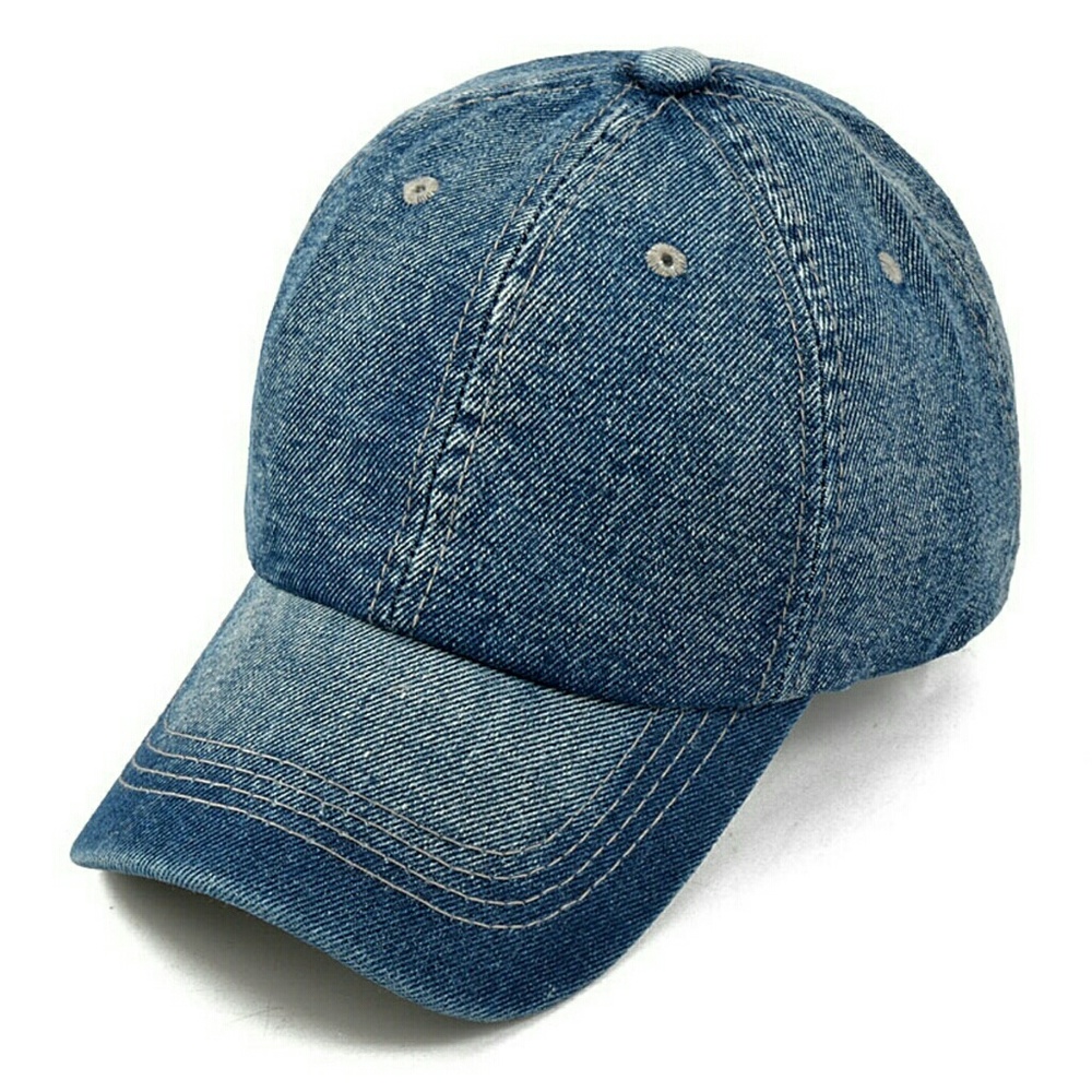 Denim Baseball Cap - Picture 2 of 4