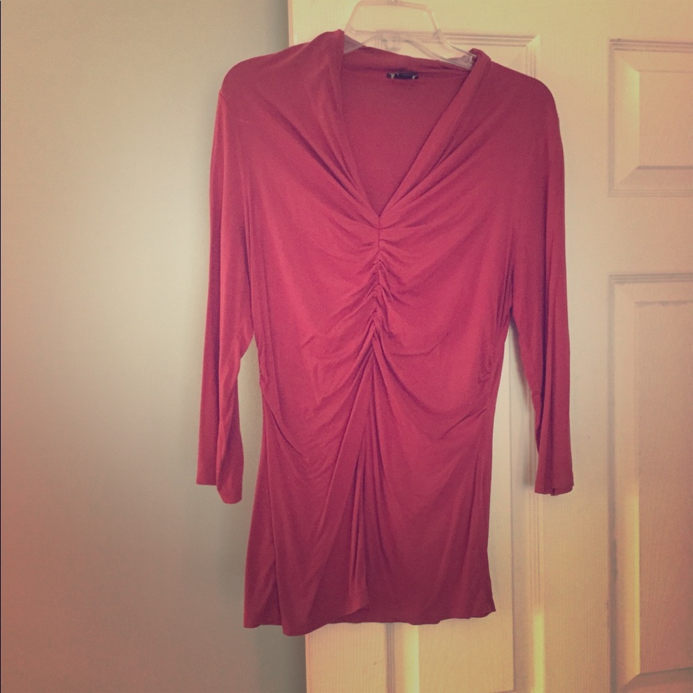 Ann Taylor three quarter length shirt.