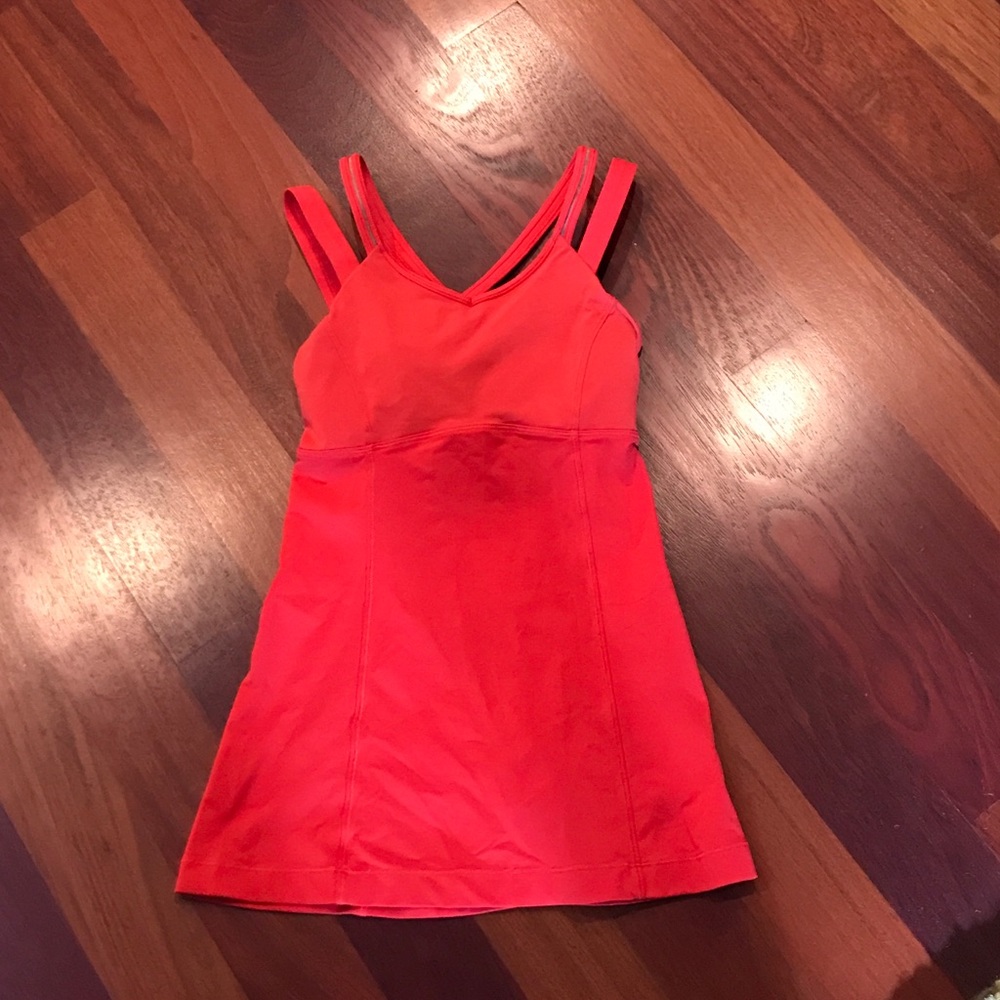 LULULEMON happy strapping tank (red)