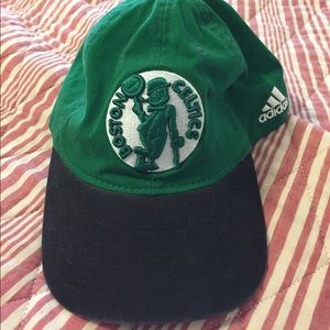 Adidas Boston Celtics Green Clasp Back Dad Hat