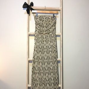 Forever 21 Strapless Cotton Maxi Dress