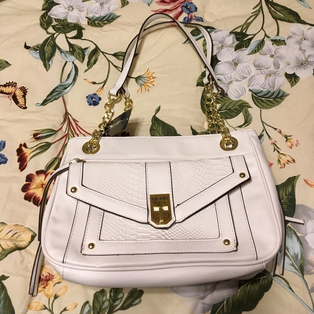 White purse