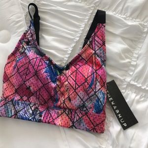NWT Jessica Simpson "Warmup" Sports Bra