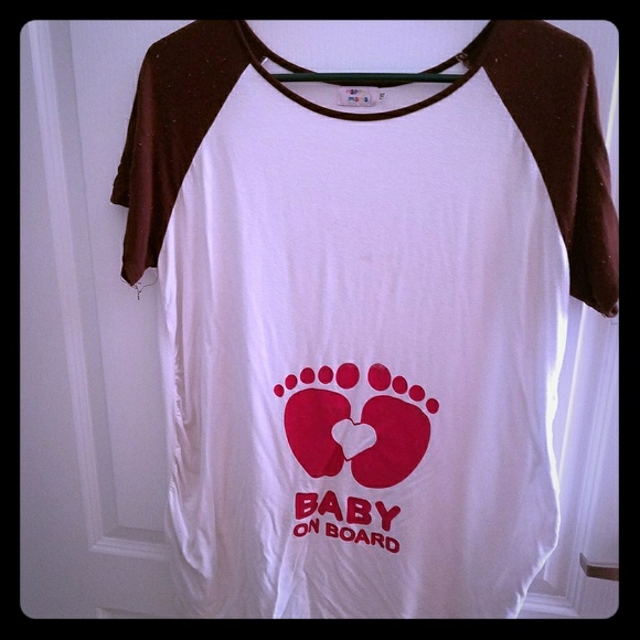Maternity T-shirt - Picture 1 of 2