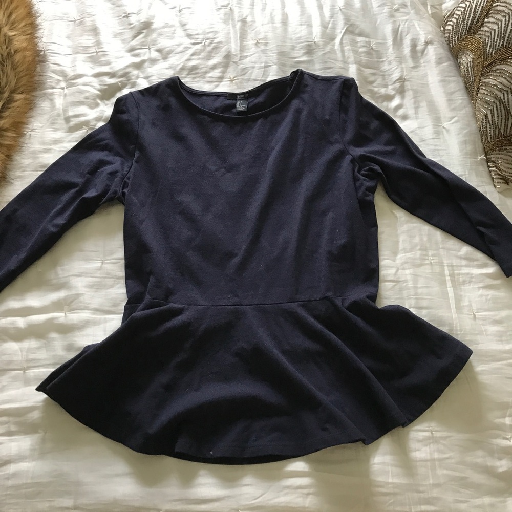 $10 for ONE DAY! Peplum knit top