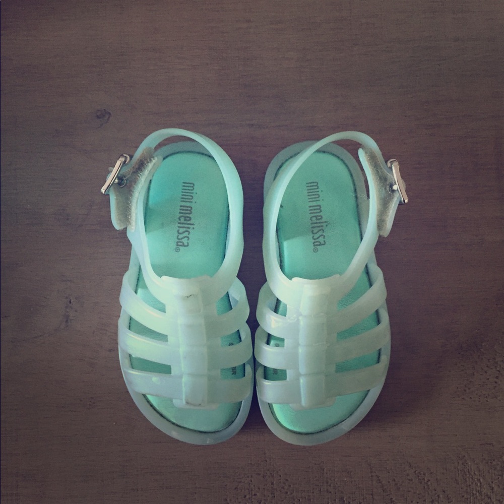 Mini Melissa Flox Toddler Sandals Size 5