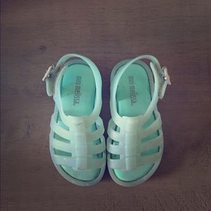 Mini Melissa Flox Toddler Sandals Size 5