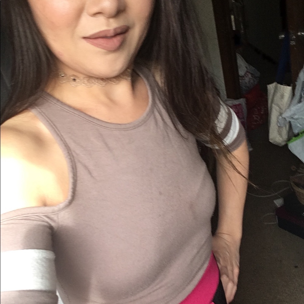 🆕 Rae Racing Stripe Crop Top -$21 - Picture 5 of 6