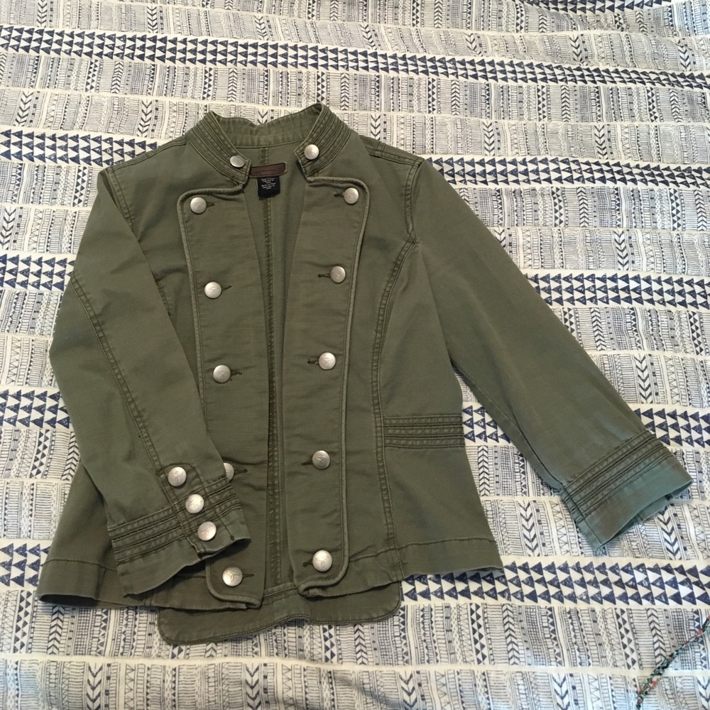 Calvin Klein Junior's Large Military Style Jacket