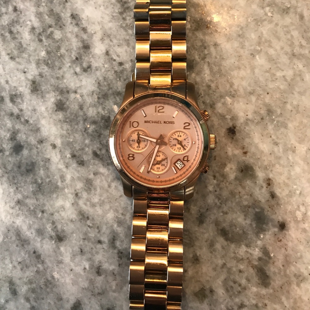 Michael Kors Rose gold watch
