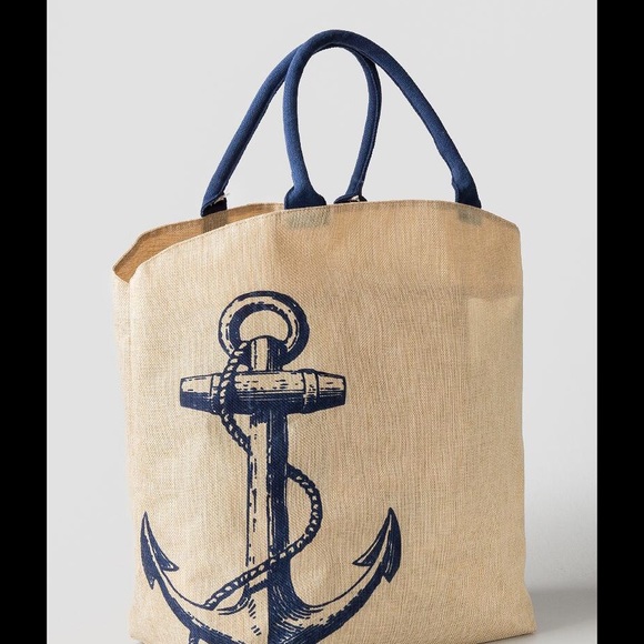 🆕🍰EUC anchor Tote - Picture 2 of 3