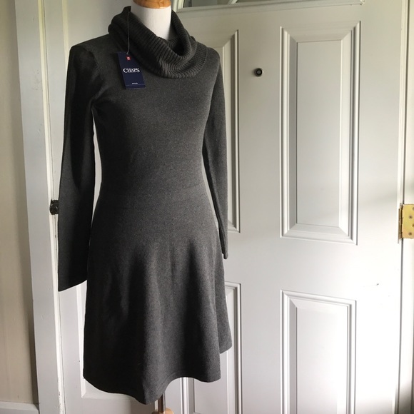 ❗️ONE LEFT❗️Chaps turtleneck shift dress - Picture 2 of 5