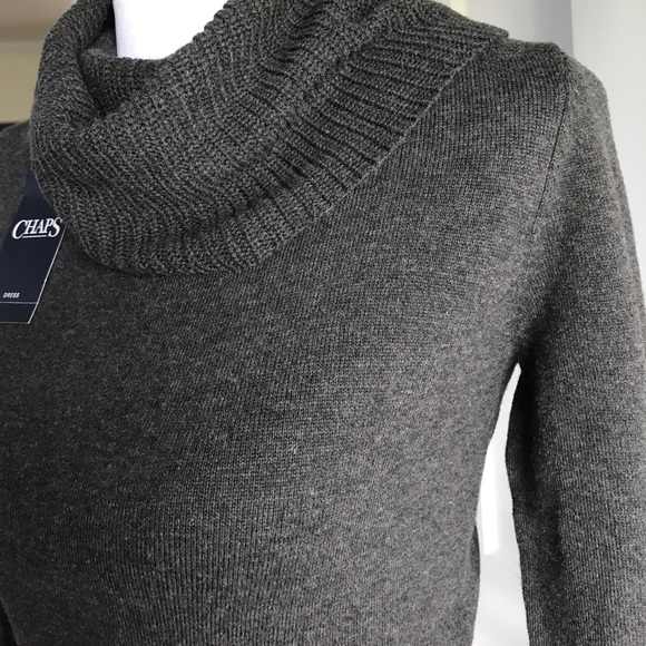 ❗️ONE LEFT❗️Chaps turtleneck shift dress - Picture 3 of 5