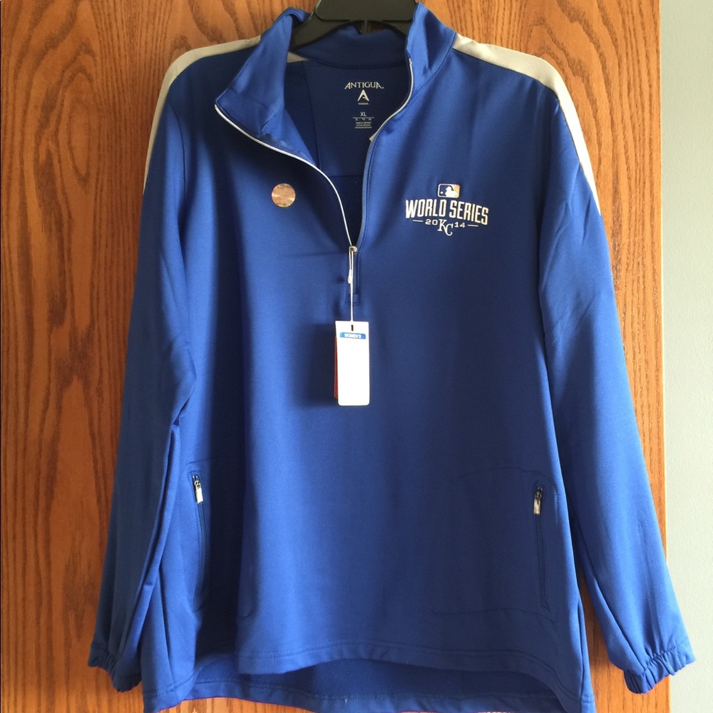 KC Royals half zip - World Series 2014