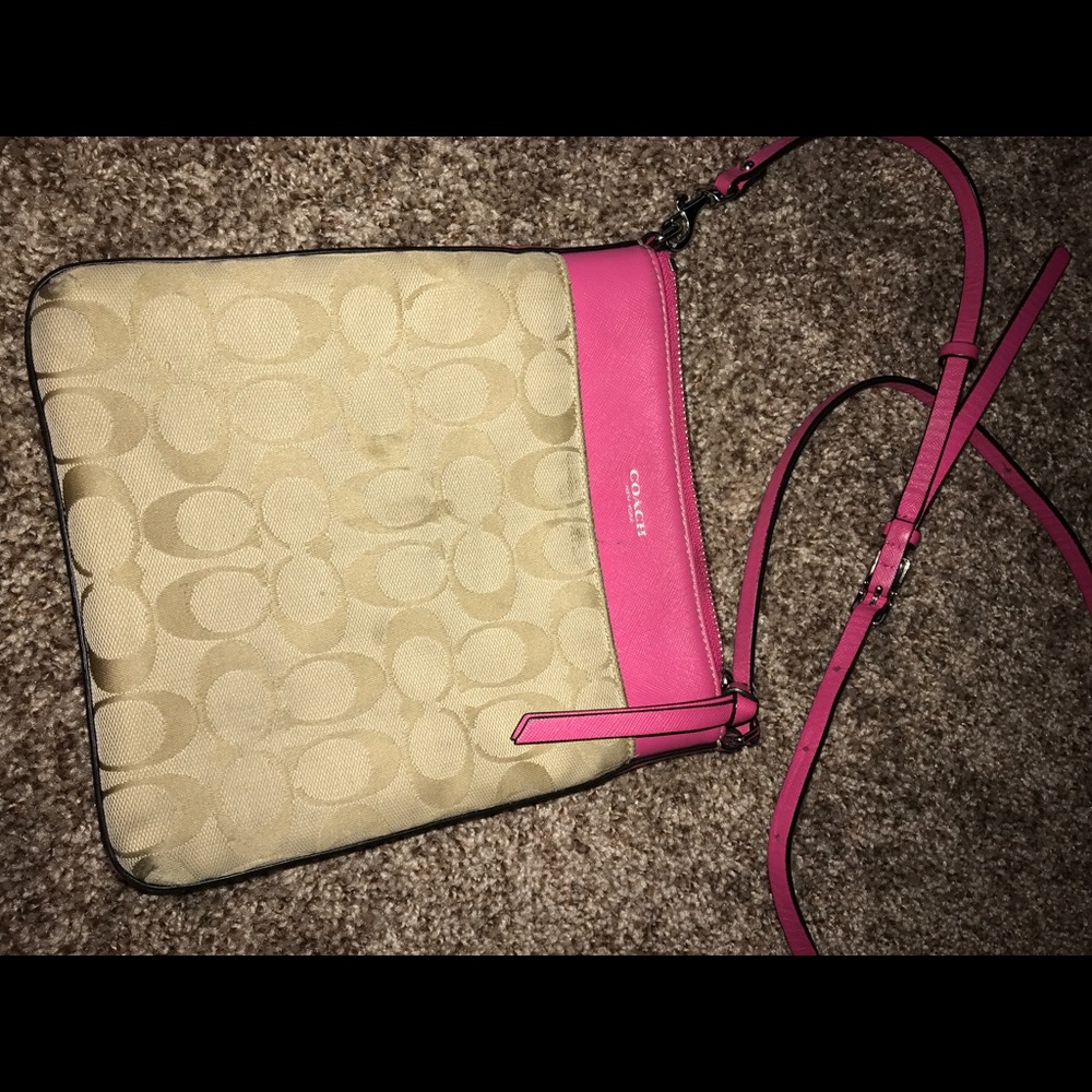 Coach cross body purse