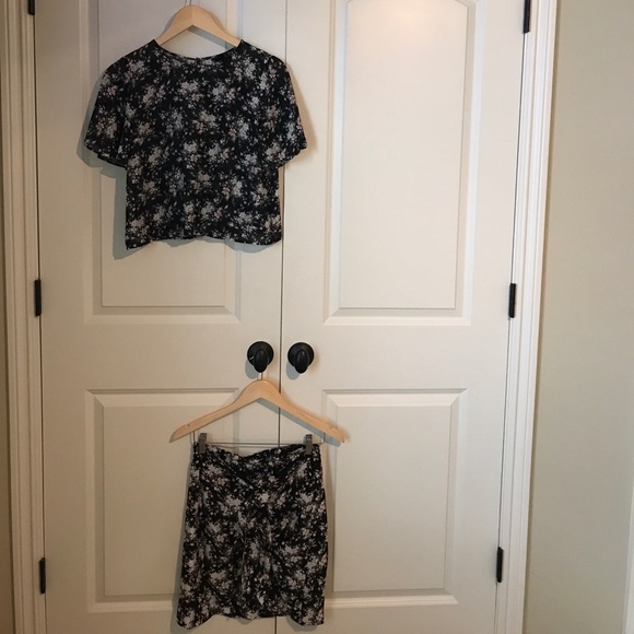 Club Monaco Floral Set (skirt and top) - Picture 6 of 15