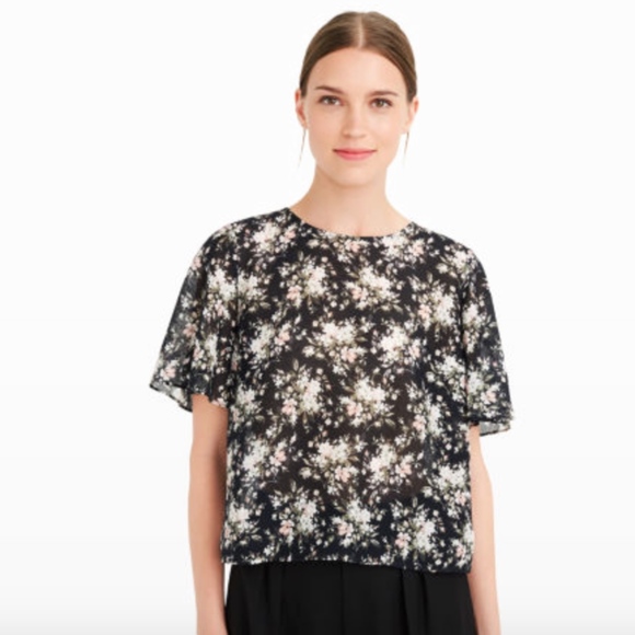 Club Monaco Floral Set (skirt and top) - Picture 2 of 15