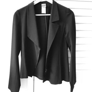 Lilith asymmetrical black blazer