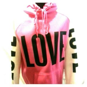 LOVE Plus Size Graphic Hoodie