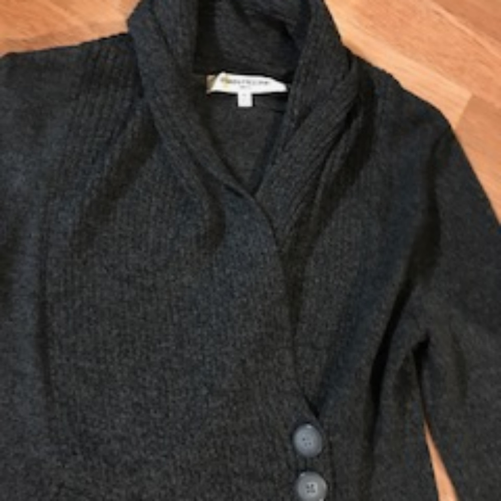 SOLD - Evan Picone Grey Sweater Dress