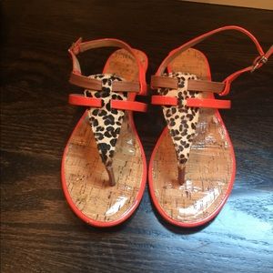 Leopard Sandals