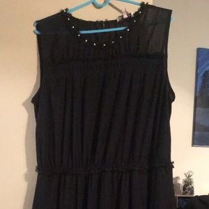Black studded juicy couture dress
