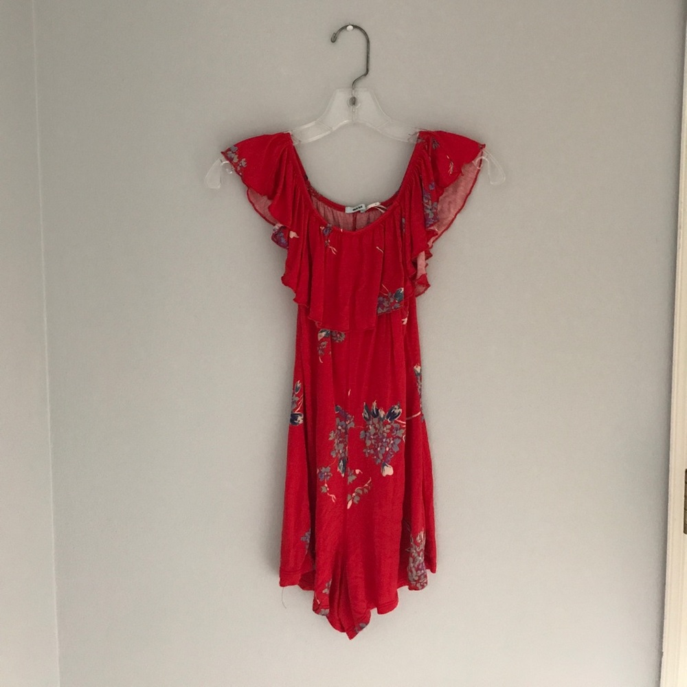 kimchi blue floral romper
